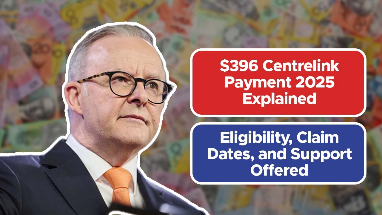 $396 Centrelink Payment 2025 Explained – Eligibility, Claim Dates, and Support Offered