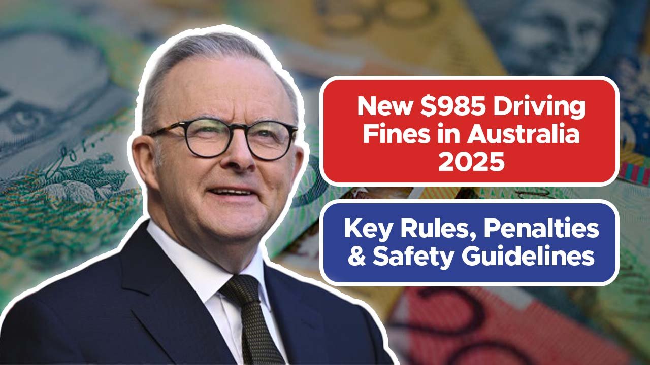 New $985 Driving Fines in Australia 2025 – Key Rules, Penalties & Safety Guidelines