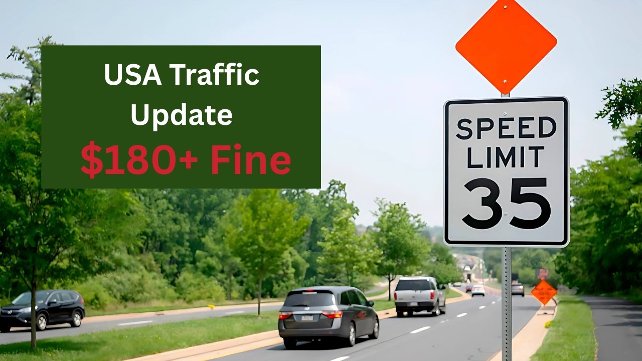 USA Traffic Update: Speeding 30 MPH Over Limit May Lead to Heavy $180+ Fine