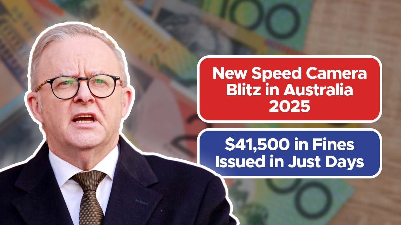 New Speed Camera Blitz in Australia 2025: $41,500 in Fines Issued in Just Days